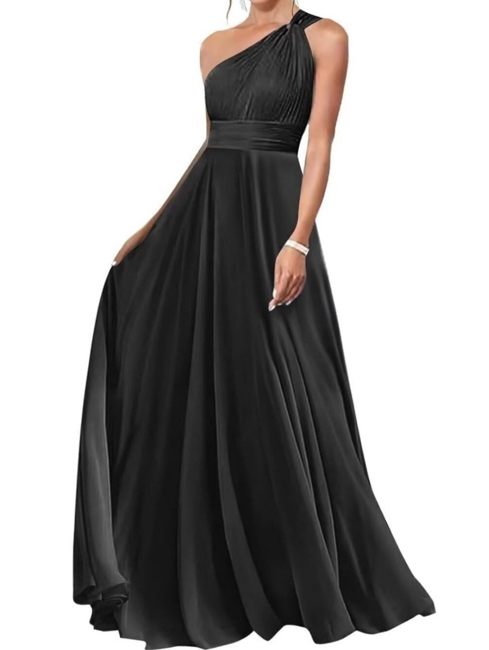 Black Women's Formal Bridesmaid Dress NWT